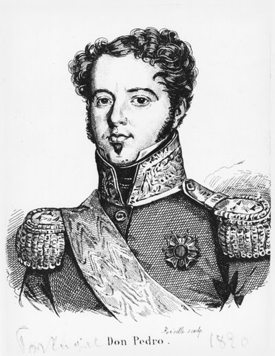 Pedro I Emperor of Brazil by Jean Baptiste Reville
